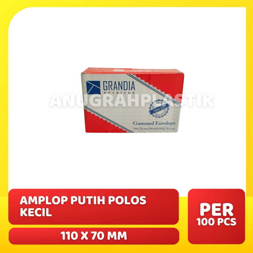 

Amplop Putih Polos KECIL uk 110 x 70 mm PER PACK
