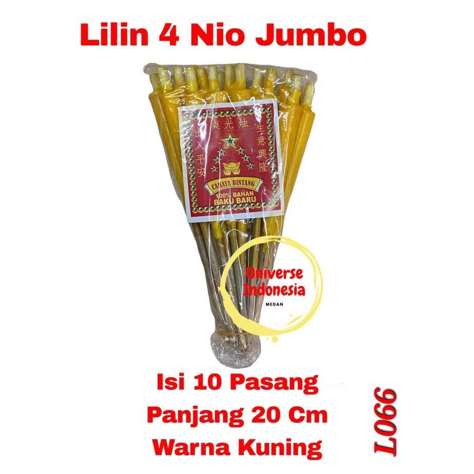 LILIN SEMBAHYANG KUNING 4NIO JUMBO