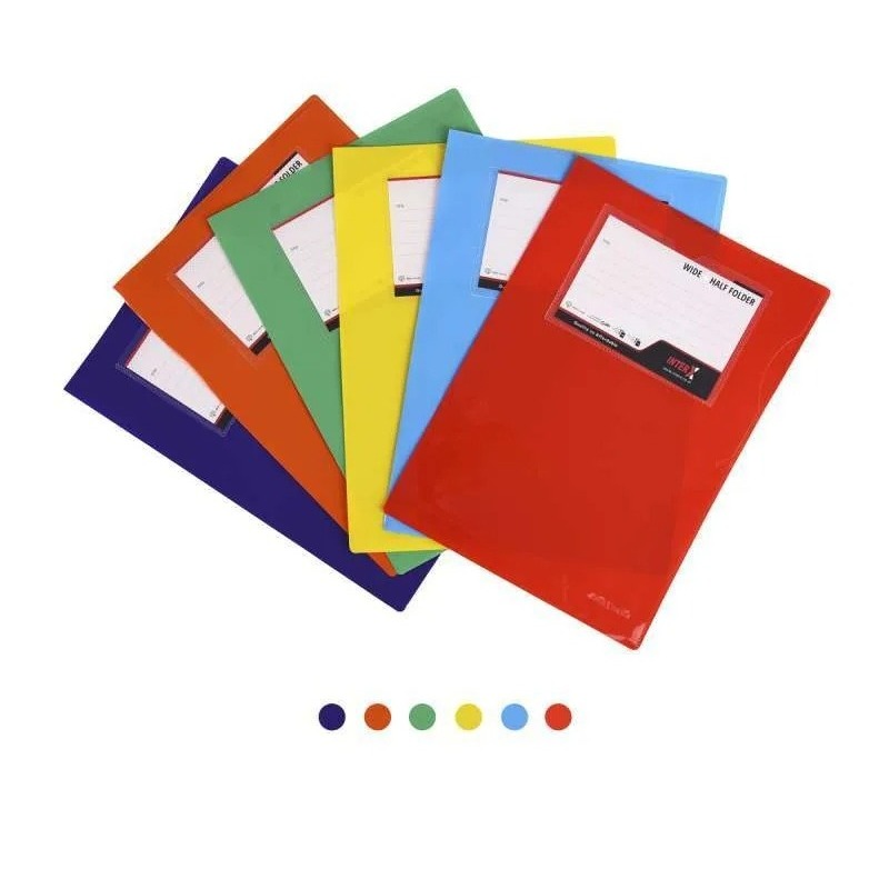 

INTER X - MAP FOLDER / MAP L WIDE & HALF FOLDER F4 WHX100F WARNA CAMPUR