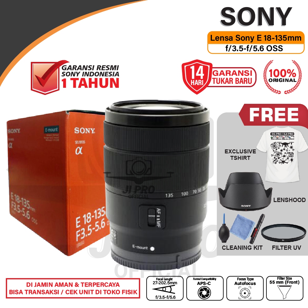 Sony E 18-135mm f3.5-5.6 OSS Sony E 18-135 mm OSS Garansi Resmi