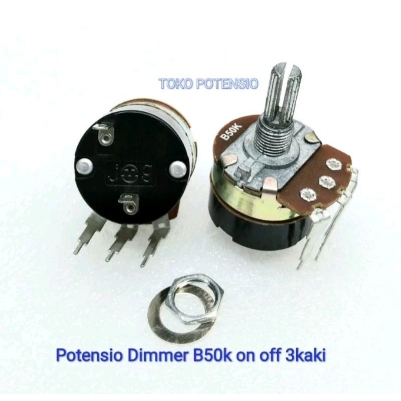 POTENSIO DIMER 3KAKI B50K ON OFF