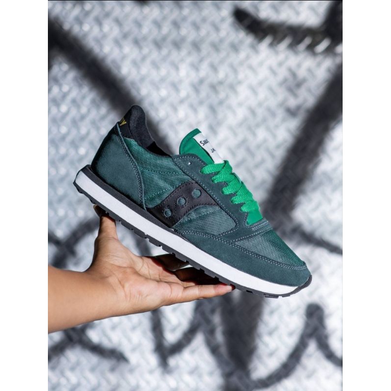 Sepatu Sneakers Saucony Jazz Vintage Green Original Komponen