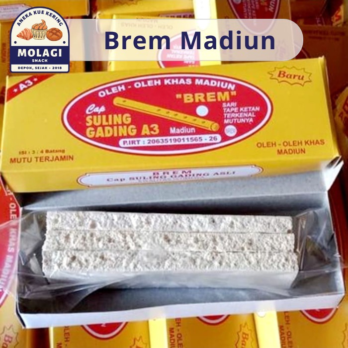 

Kue Brem Suling Gading Jumbo Asli Madiun - Molagi Snack