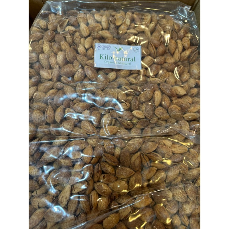 

Almond Cangkang Rasa Susu 10kg / Almond In Shell Milk Flavor 10kg / 1 dus