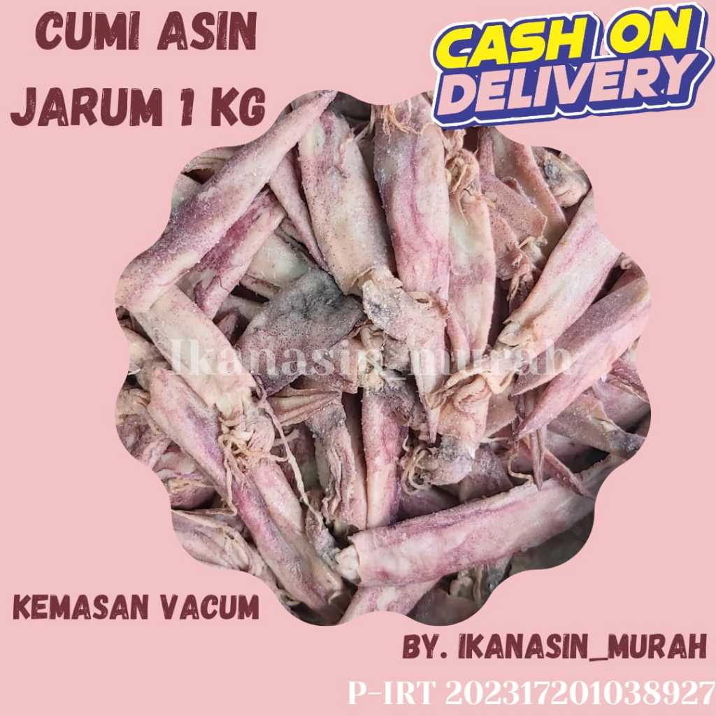 

CUMI ASIN / CUMI TAWAR 1KG / IKAN ASIN MURAH BISA COD