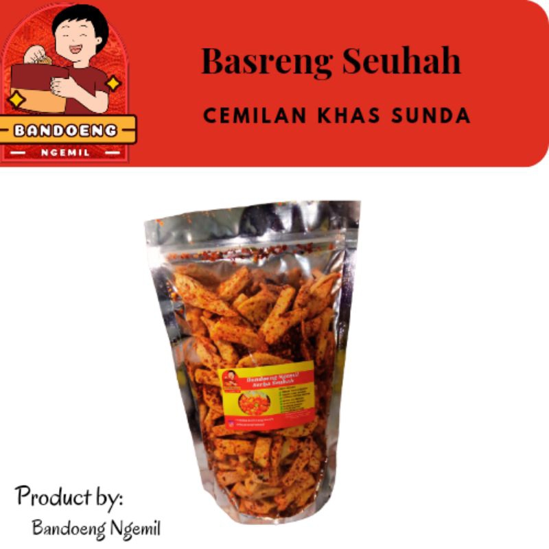 

Basreng Seuhah Bandoeng Ngemil Khas Sunda cemilan instan serba seuhah jajanan kuliner basreng extra pedas #basreng #basrengdaunjeruk #jajanan #cemilan #cemilaninstan #bandoengngemil