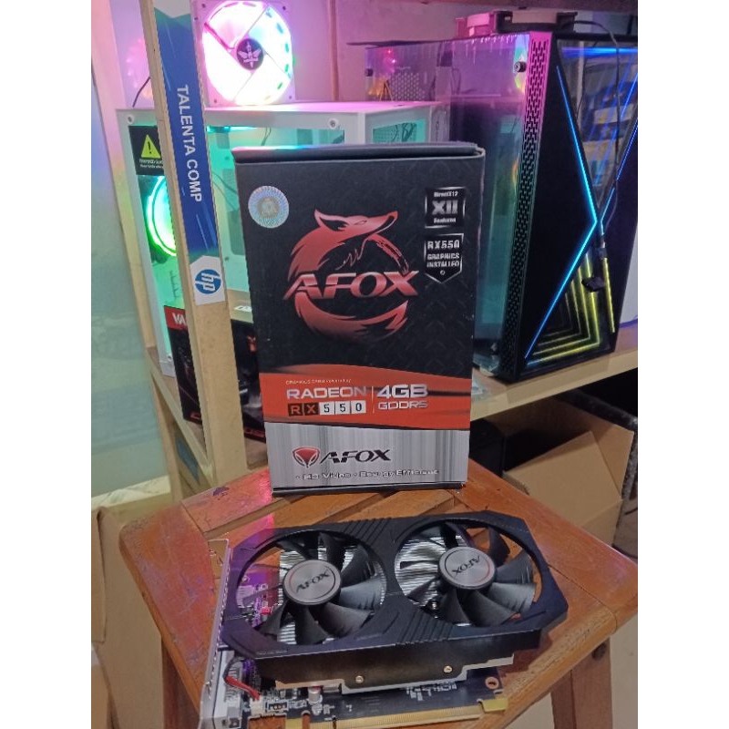 VGA 4gb RX 550 ddr5