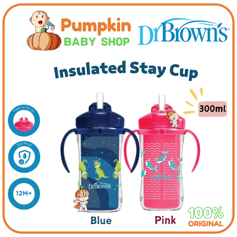 Dr Browns Insulated Straw Cup - Botol Minum Dr browns