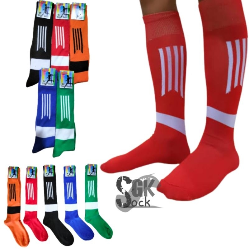 Kaos Kaki Bola GARIS Dewasa / Kaos Kaki Bola Panjang / Kaos Kaki Bola Motif Garis / Kaos Kaki Bola