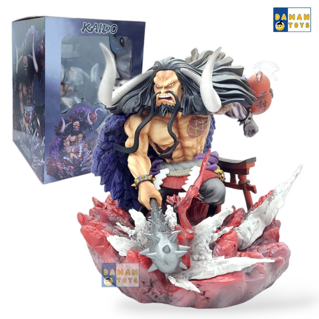 One Piece Kaido Kaidou Action Figure Wcf Resin statue Pajangan Anime
