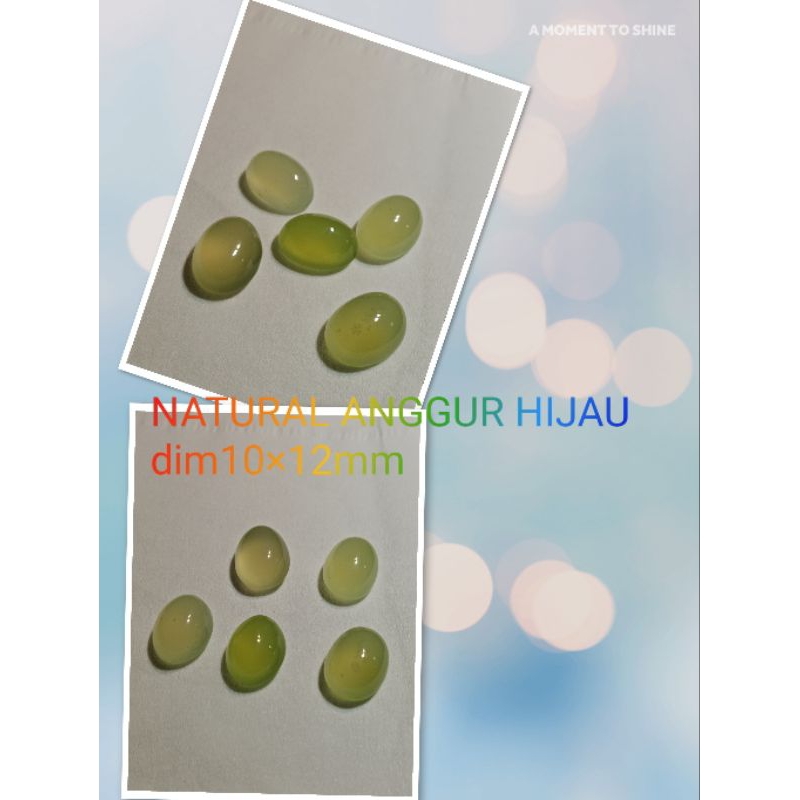 NATURAL BATU ANGGUR HIJAU