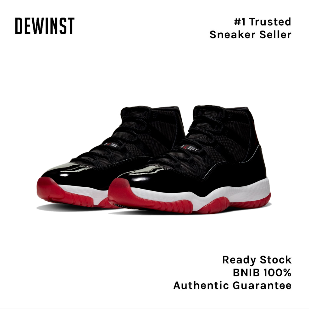 Air Jordan 11 Retro Bred BNIB RESMI ORIGINAL