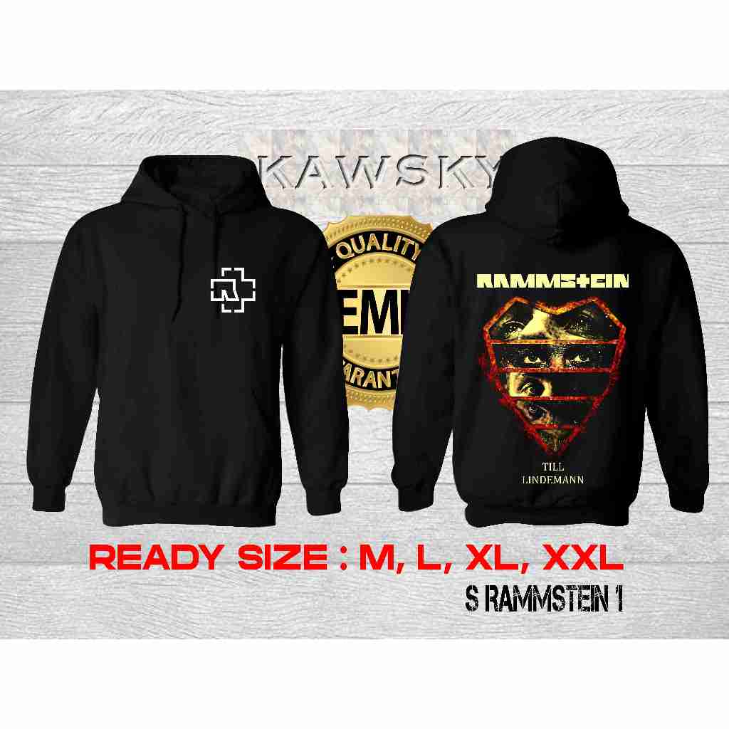 SWEATER RAMMSTEIN // BAJU SWITER HOODIE RAMSTEIN PREMIUM