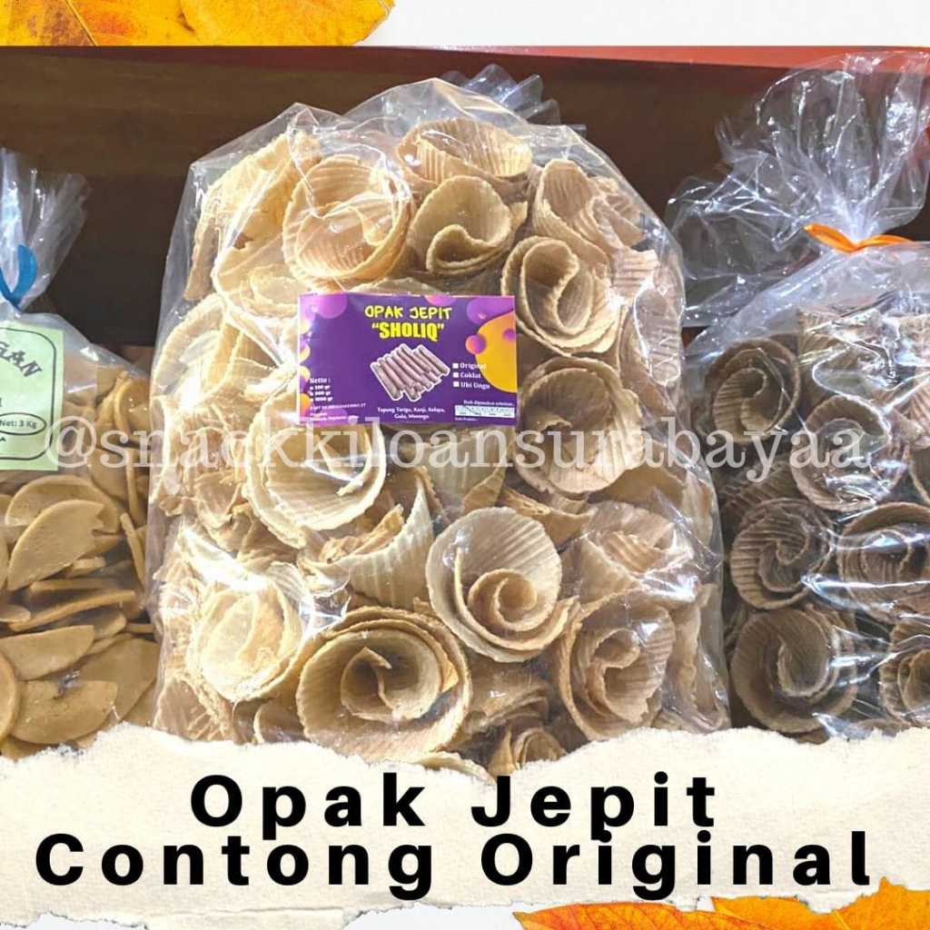 

Opak Jepit Contong 1 BALL ( 1 KG )/ Snack Kiloan Murah/ Mak E Dor