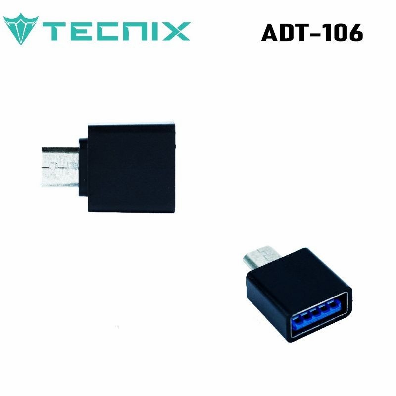 Konektor OTG Micro USB To USB 2.0 Sambungan Connector Flashdisk Ke HP Android Merk Tecnix ADT-106