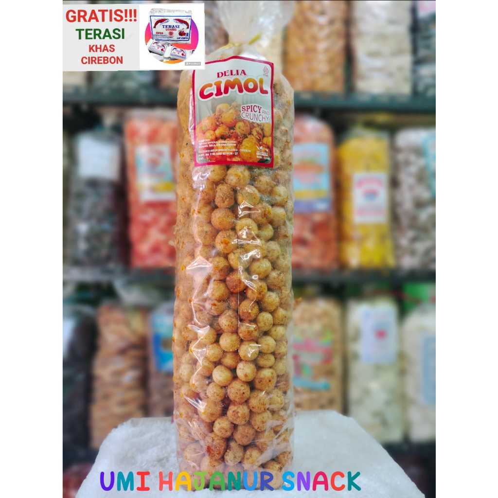 

(GRATIS TERASI) CEMILAN ANEKA RASA//250GRAM KERUPUK CIMOL PEDAS NAMPOL