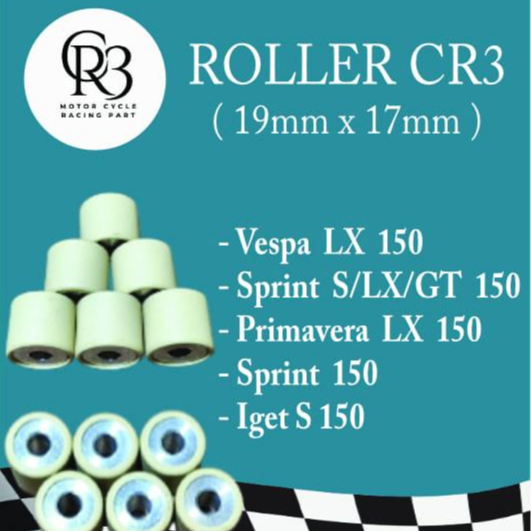 Roller Roler Vespa CR3 Sprint LX Primavera Igets S150 3V 2V 8gram sd 14 gram