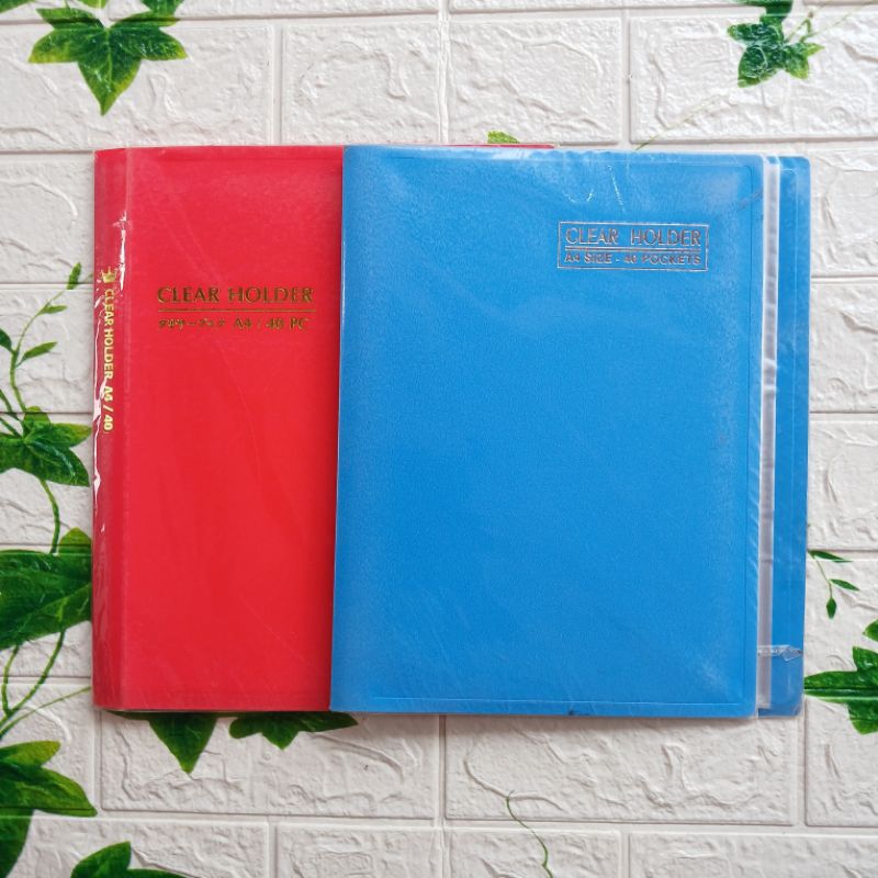 

DAIICHI Clear File Holder A440 A440A FileX Ukuran A4 isi 40 Pockets