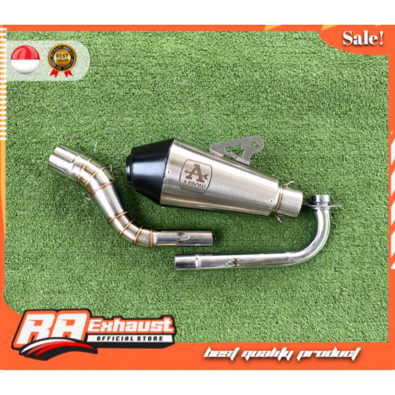 KNALPOT ARROW MATIC / ARROW SELINCER KNALPOT RACING MIO SPORTY / MIO J / MIO SOUL / AEROX NEW / AERO
