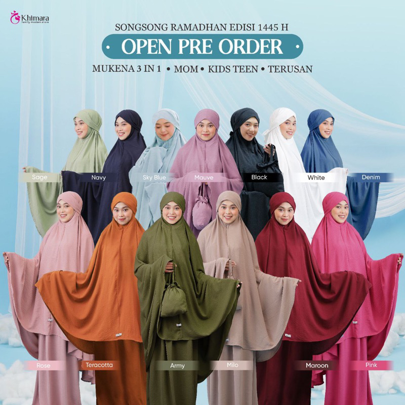MUKENA FRENCH 3in1 By Khimara
