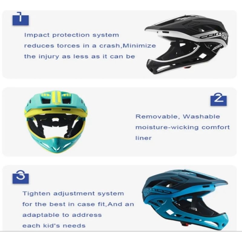 Com Sports KC3 helm sepeda anak / Comsports KC3 helm pushbike