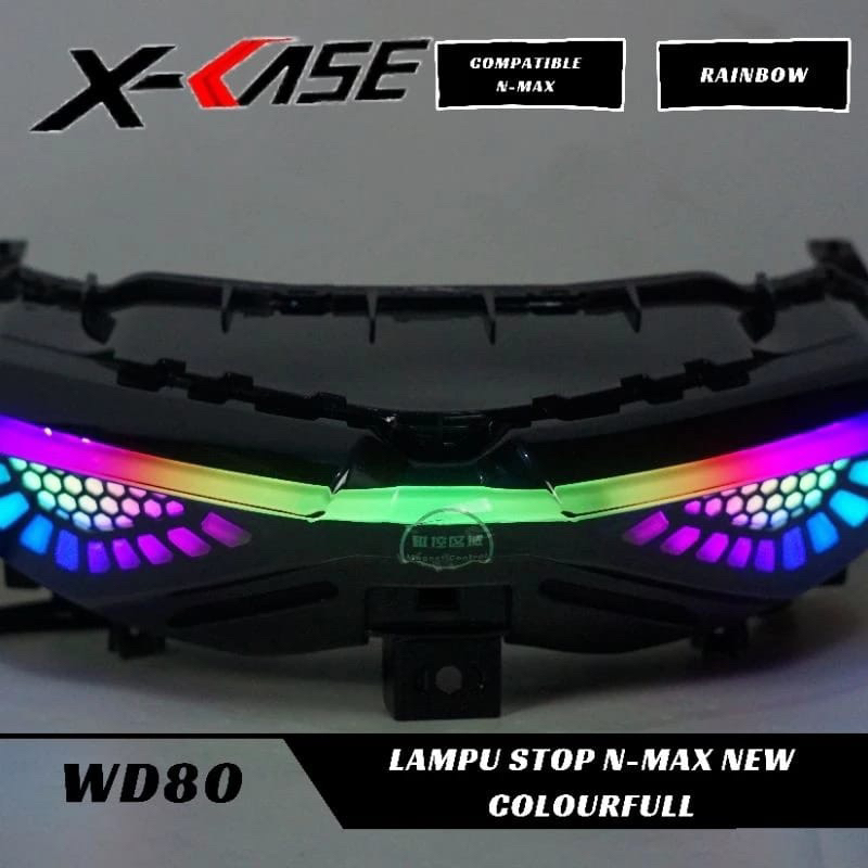 stoplamp NMAX NEW 2020 fullcolor variasi lampu stop NMAX NEW 2020