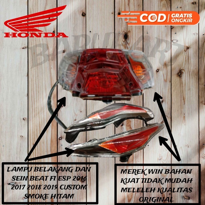 WIN PAKET LAMPU BELAKANG DAN SEIN SEN BEAT FI ESP / BEAT STREET 2016 2017 2018 2019 CUSTOM SMOKE ORA