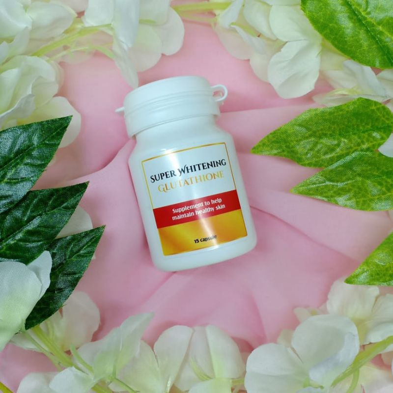 KAPSUL SUPER WHITENING GLUTATHIONE - PEMUTIH BADAN