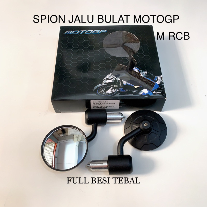 SPION JALU BAR END MOTOGP MODEL RCB NMAX-AEROX-PCX 150/160-LEXI-FAZZIO-SCOOPY-MIO FINO-VESPA-BENELLI