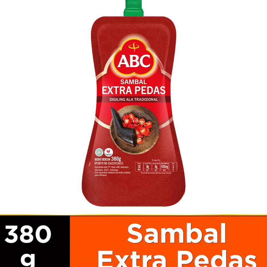 

Buruan Beli ABC Saus Sambal Extra Pedas 380 g