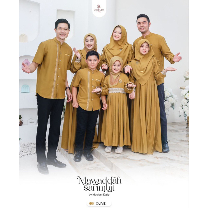 SARIMBIT MAWADDAH BY MOSLEM DAILY // WARNA OLIVE