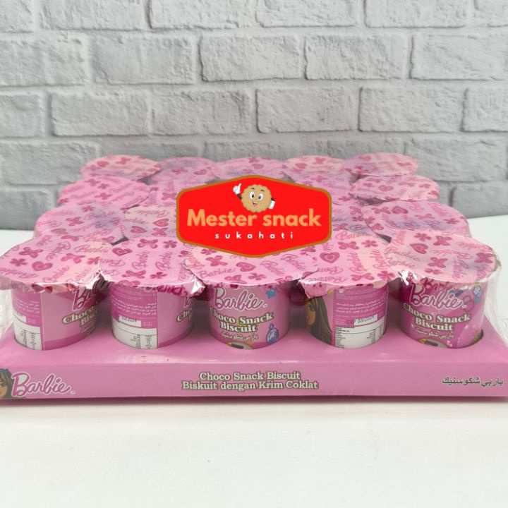 

♪↔✴❆ Barbie Choco Snack Biscuit Mini 8 gram (1 pack isi 20 pcs)