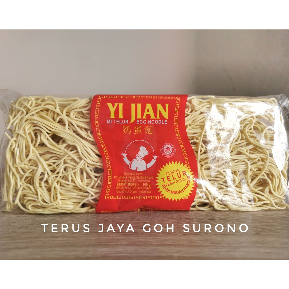 

Baru Yi Jian Mi Telur Egg Noodle Mie Telor 200g Kuda Menjangan Mie Telor