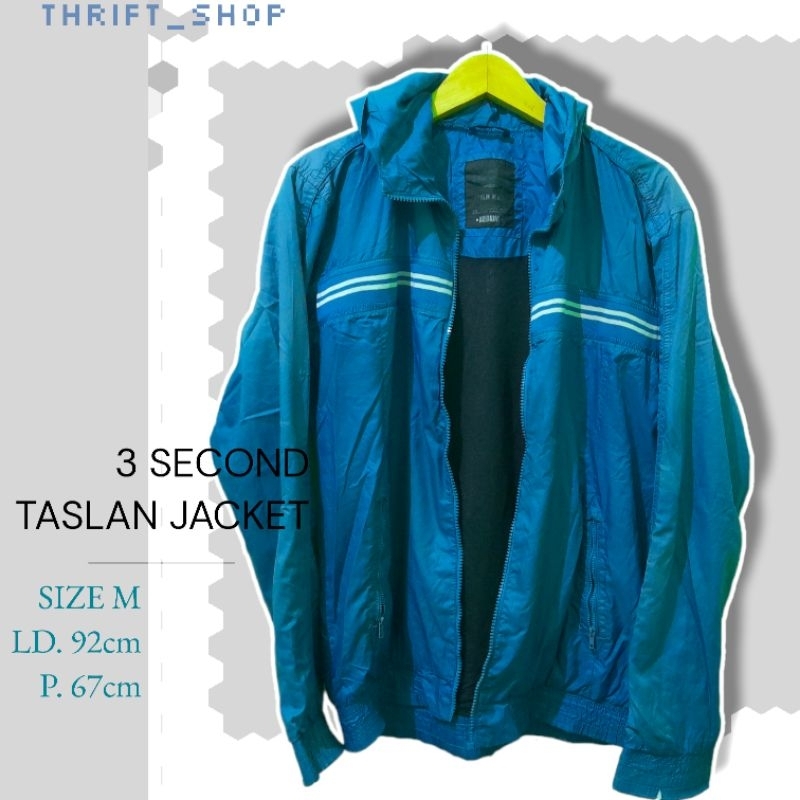Jaket Hoodie Taslan Jaket 3 Second Original - Jaket