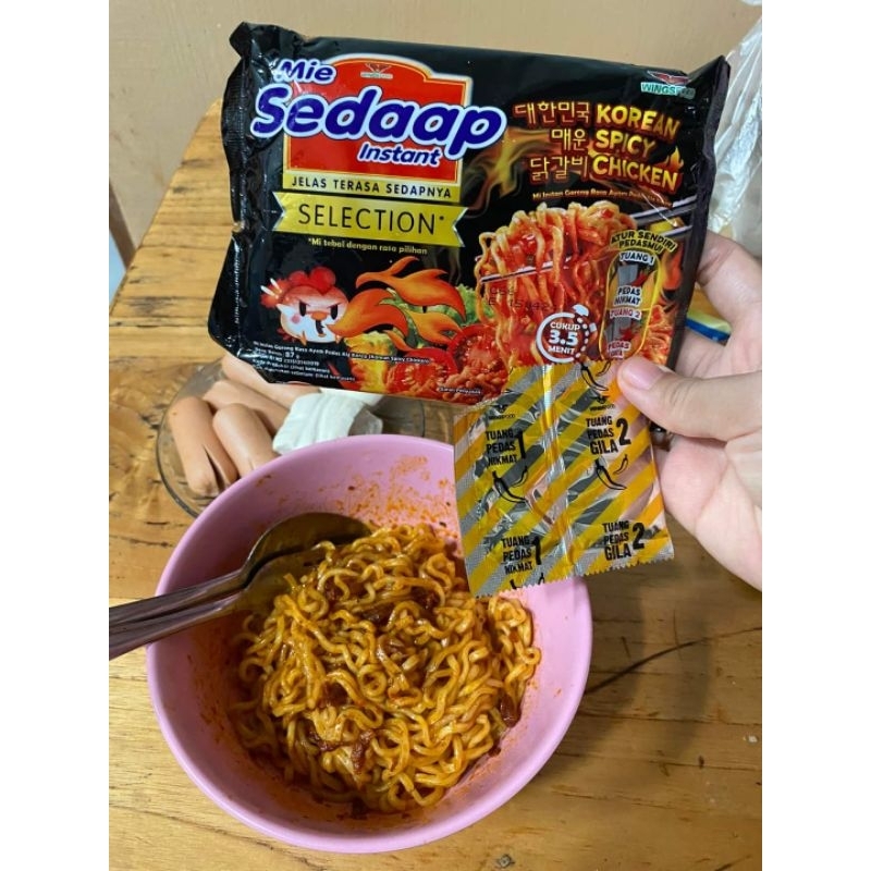 

Mie sedaap korean selection