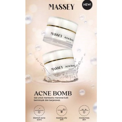 Murah Banget Massey Acne Bomb - night cream - krim malam jerawat ampuh & whitening kitoderm