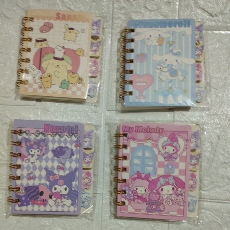 

notes spiral sekat sanrio