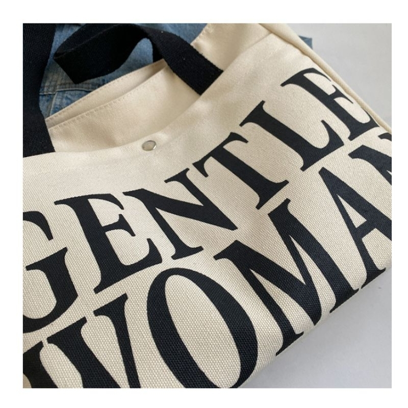 TOTEBAG WANITA BAHAN KANVAS GANTLE WOMAN / TOTEBAG WANITA TERBARU HARGA TERMURAH