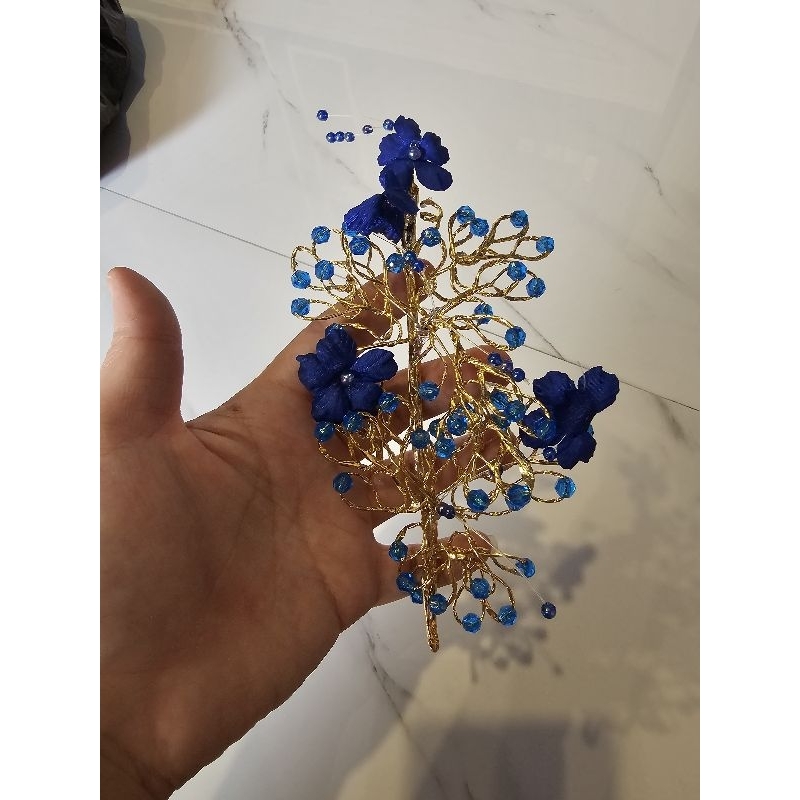 aksesoris rambut bunga / mahkota bunga / hiasan rambut pesta