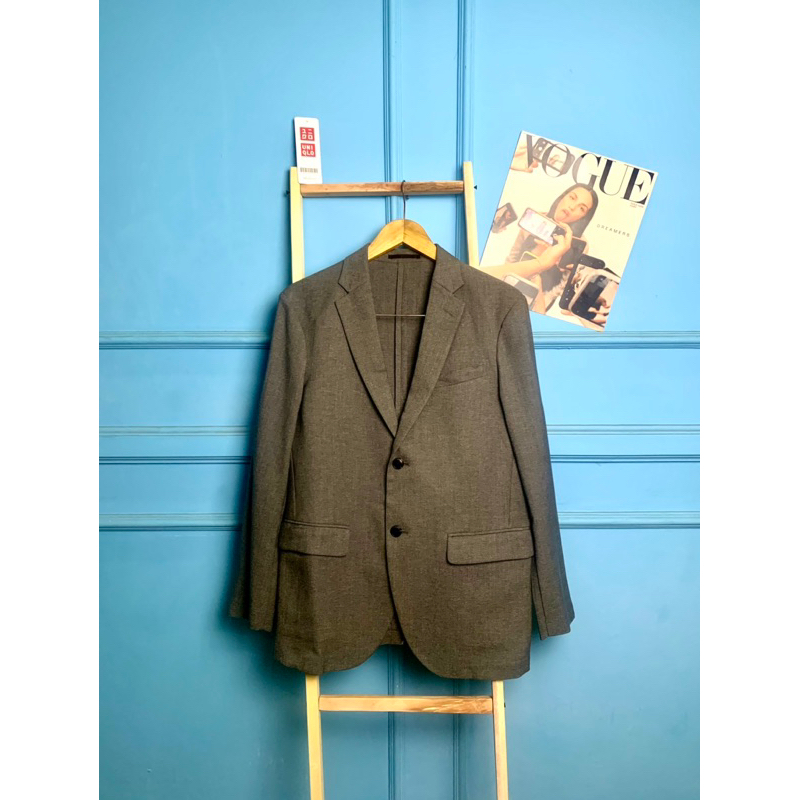 [HOT] UNIQLO Grey Casual Blazer