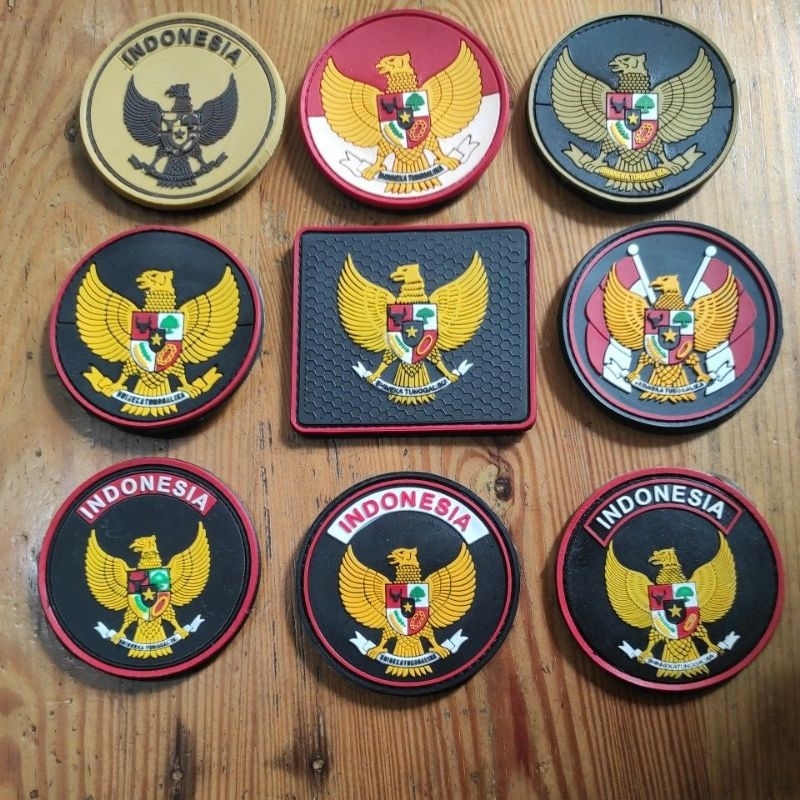 Patch rubber/emblem logo Garuda