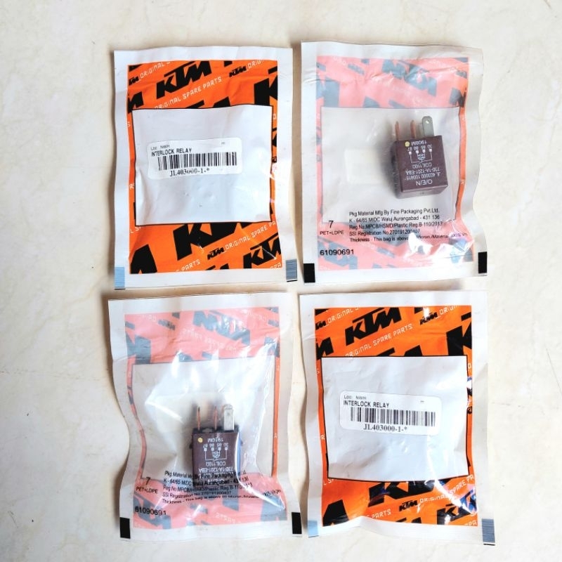 RELAY INTERLOCK KTM DUKE RC ADV 200 250 390 RELAY LAMPU KIPAS PUMP