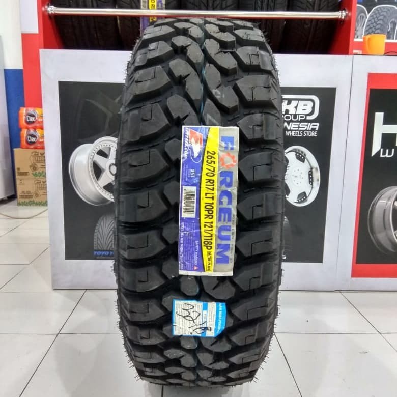 Ban Mobil Offroad Ring 17 Pajero Fortuner Forceum MT-08 265 70 R17 Tubeless Murah