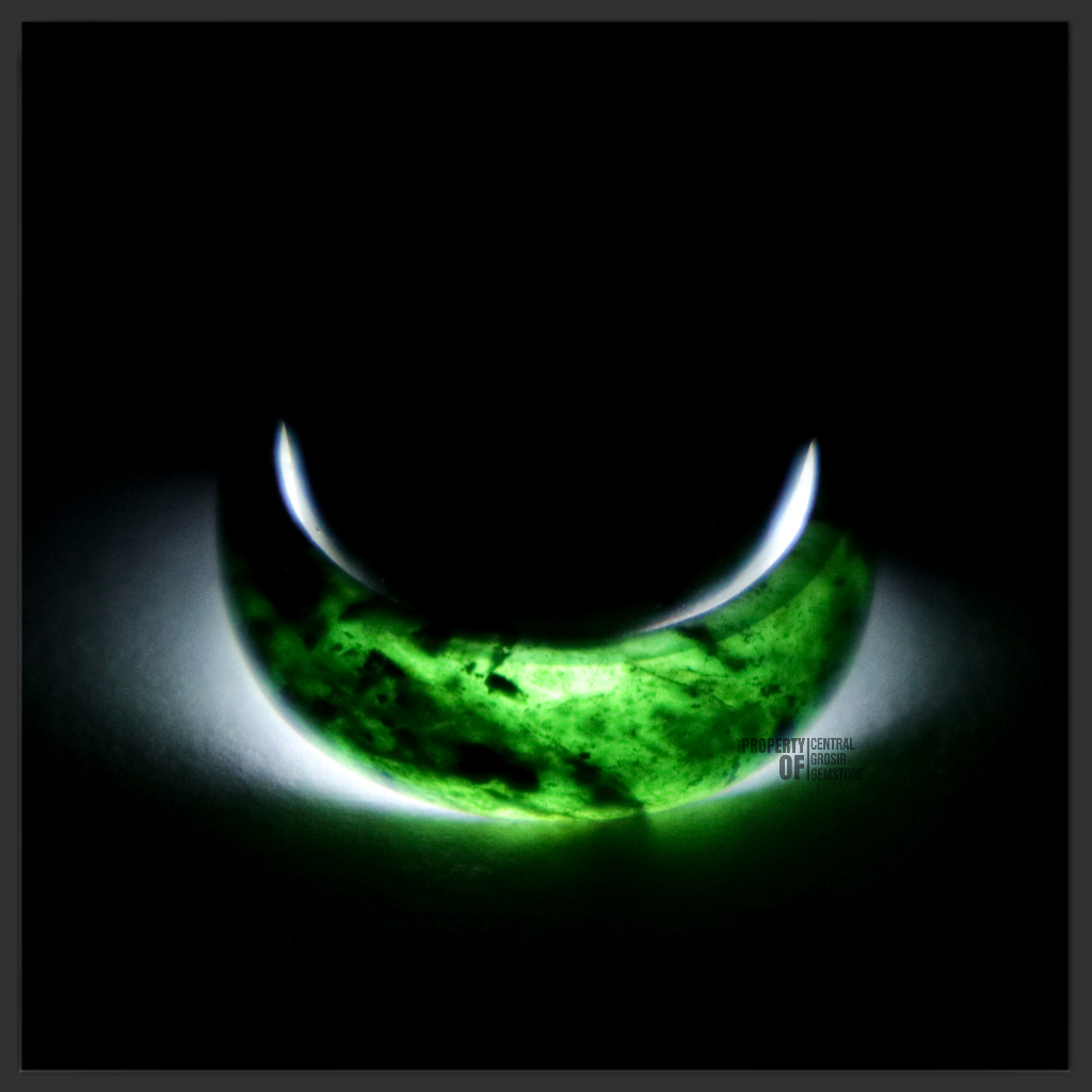 ORIGINAL Cincin Pria Batu Giok Hitam Asli Natural Black Jade Original