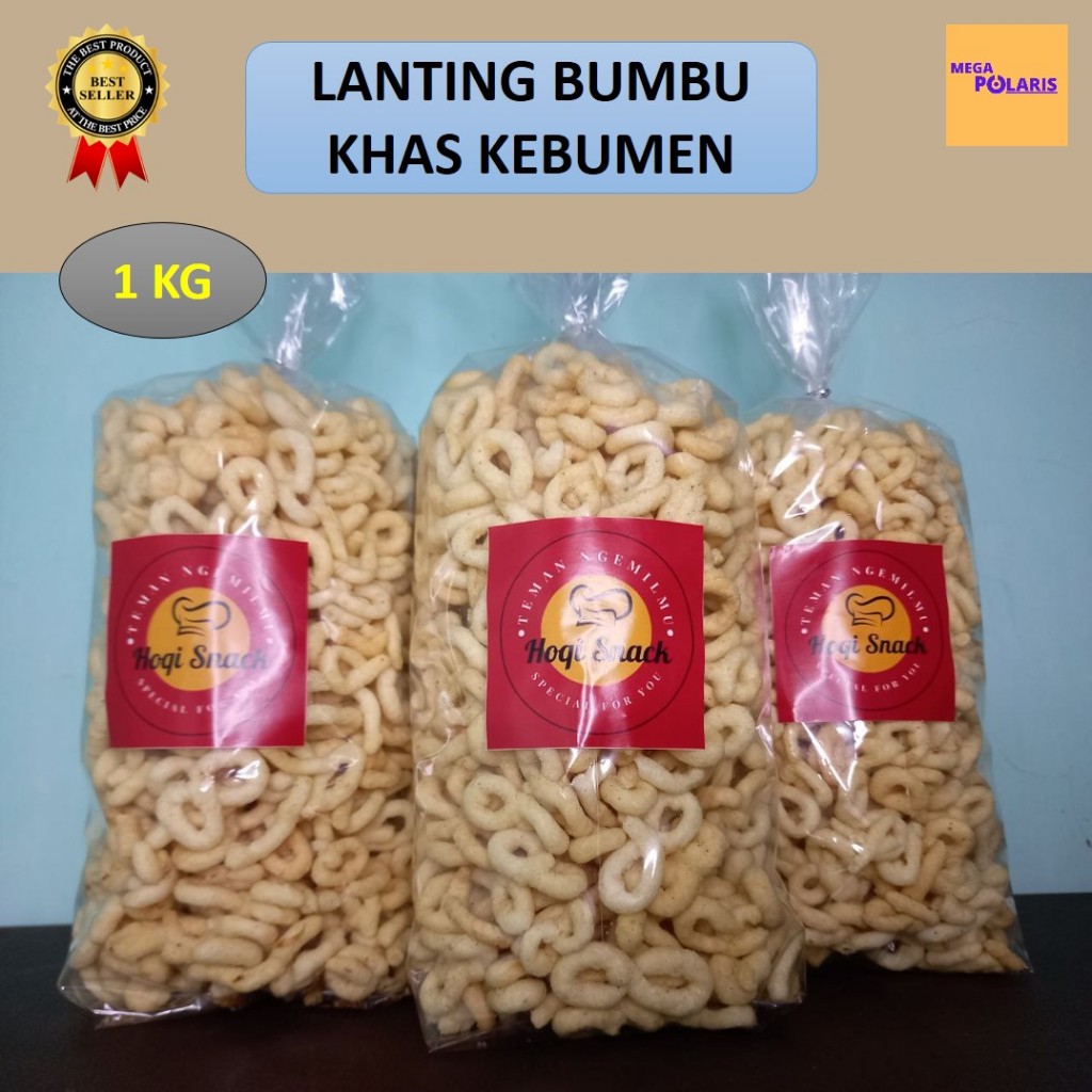 

Lanting Angka 8 Asli Kebumen Klanting Singkong 1kg