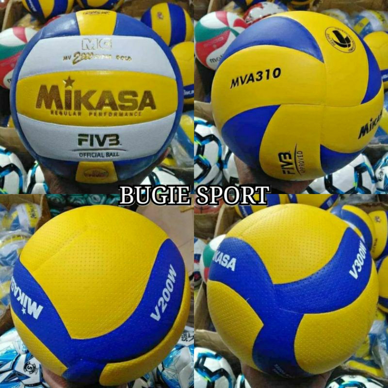 Bola voli mikasa super gold - v300w - v200w - mva310 original made in japan