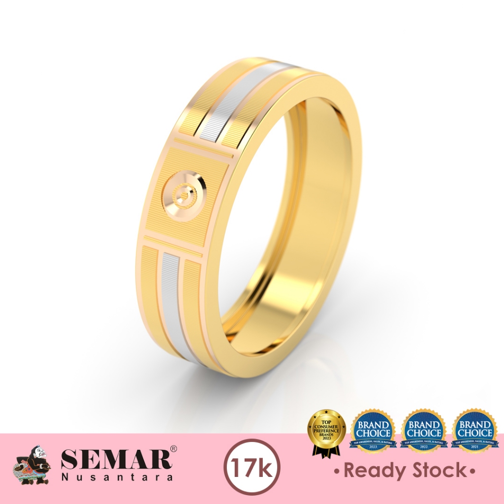 Cincin Emas Reina Gold 17K Cincin Nikah Semar Nusantara