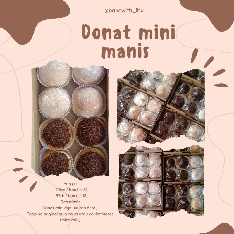 

donat mini manis