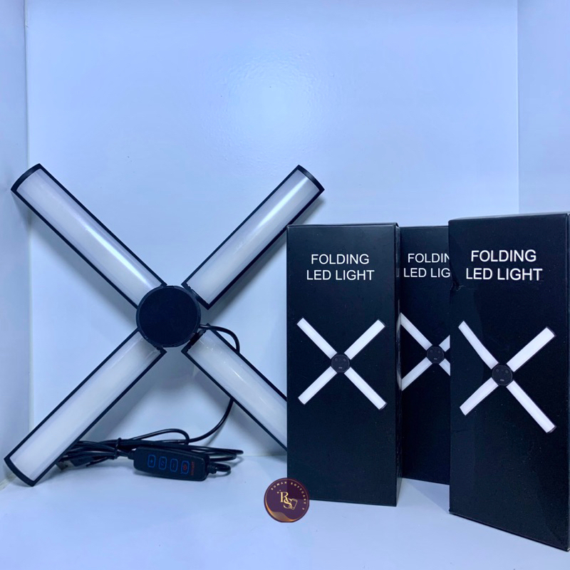 RINGLIGHT | 1 SET PAKET LAMPU LED MINI STARLIGHT + TRIPOD + HOLDER SET SUPER TERANG MAKE UP VLOG LAM