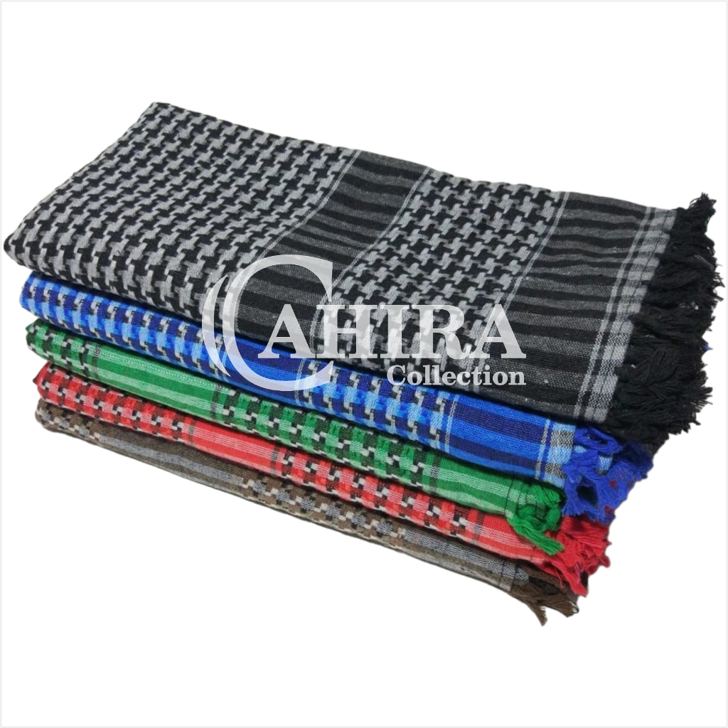 RB22 SORBAN TACTICAL SORBAN SURBAN HITAM PUTIH SORBAN RUMBAI